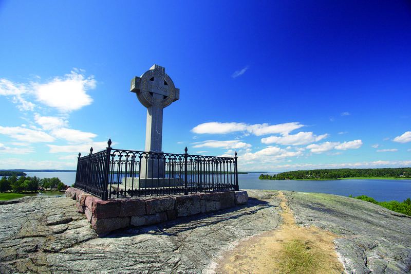 Das Ansgar-Denkmal (Ansgar-Kreuz)